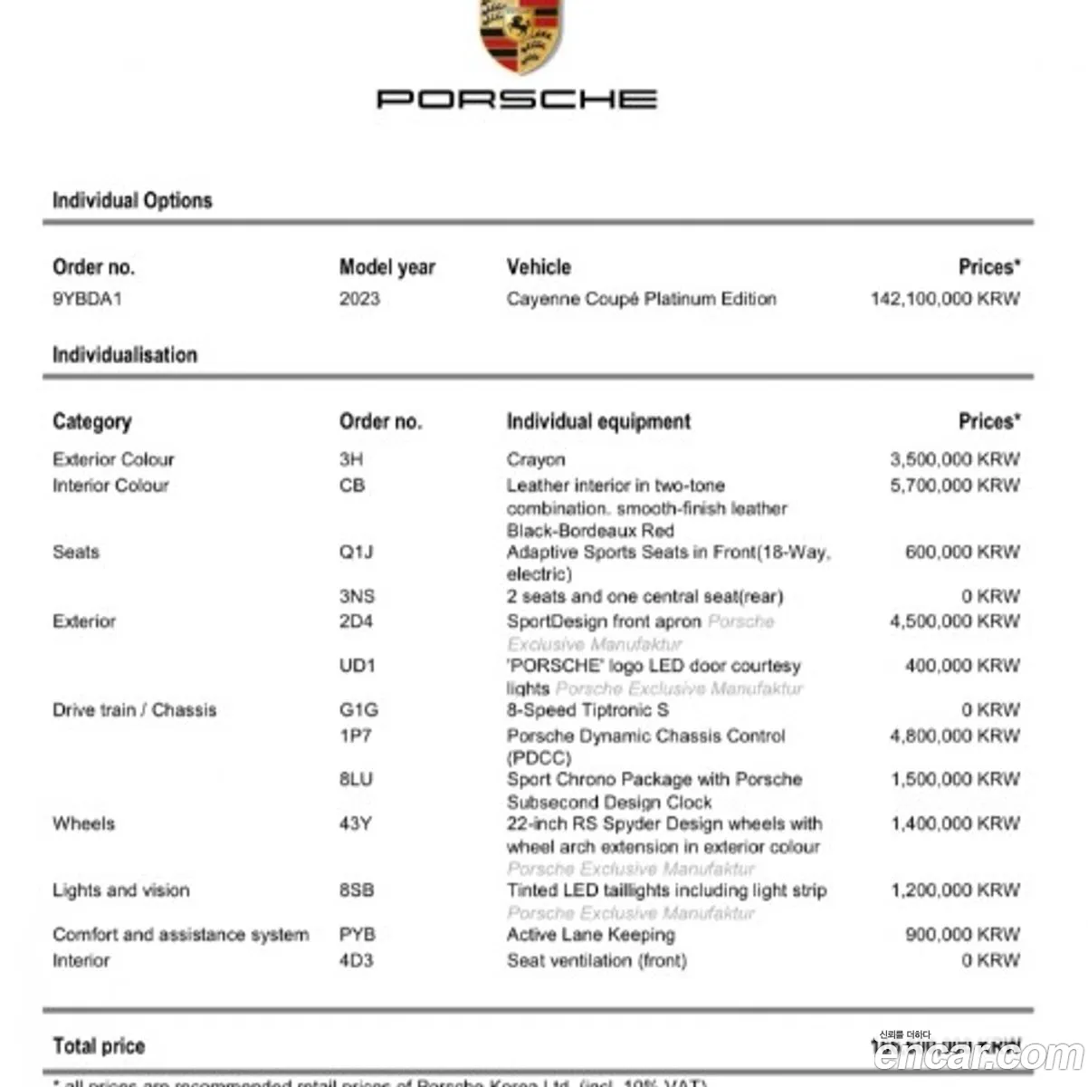 Porsche Cayenne Po536 30 Coupe Platinum Edition - фотография 946091